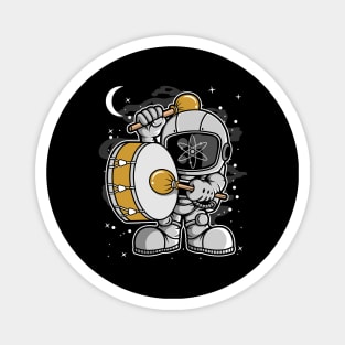 Astronaut Drummer Cosmos ATOM Coin To The Moon Crypto Token Cryptocurrency Blockchain Wallet Birthday Gift For Men Women Kids Magnet